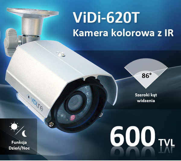 Kamera kolorowa z IR VIDI-620T