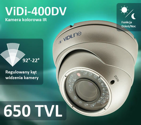 Kamera kolorowa IR ViDi-400DV